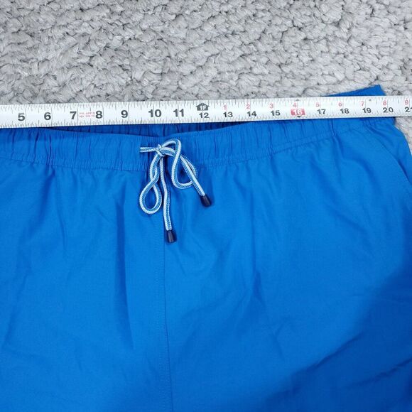 Peter Millar Men's Crown Magic Print Swim Trunks Royal Blue Size XXL - Picture 7 of 9